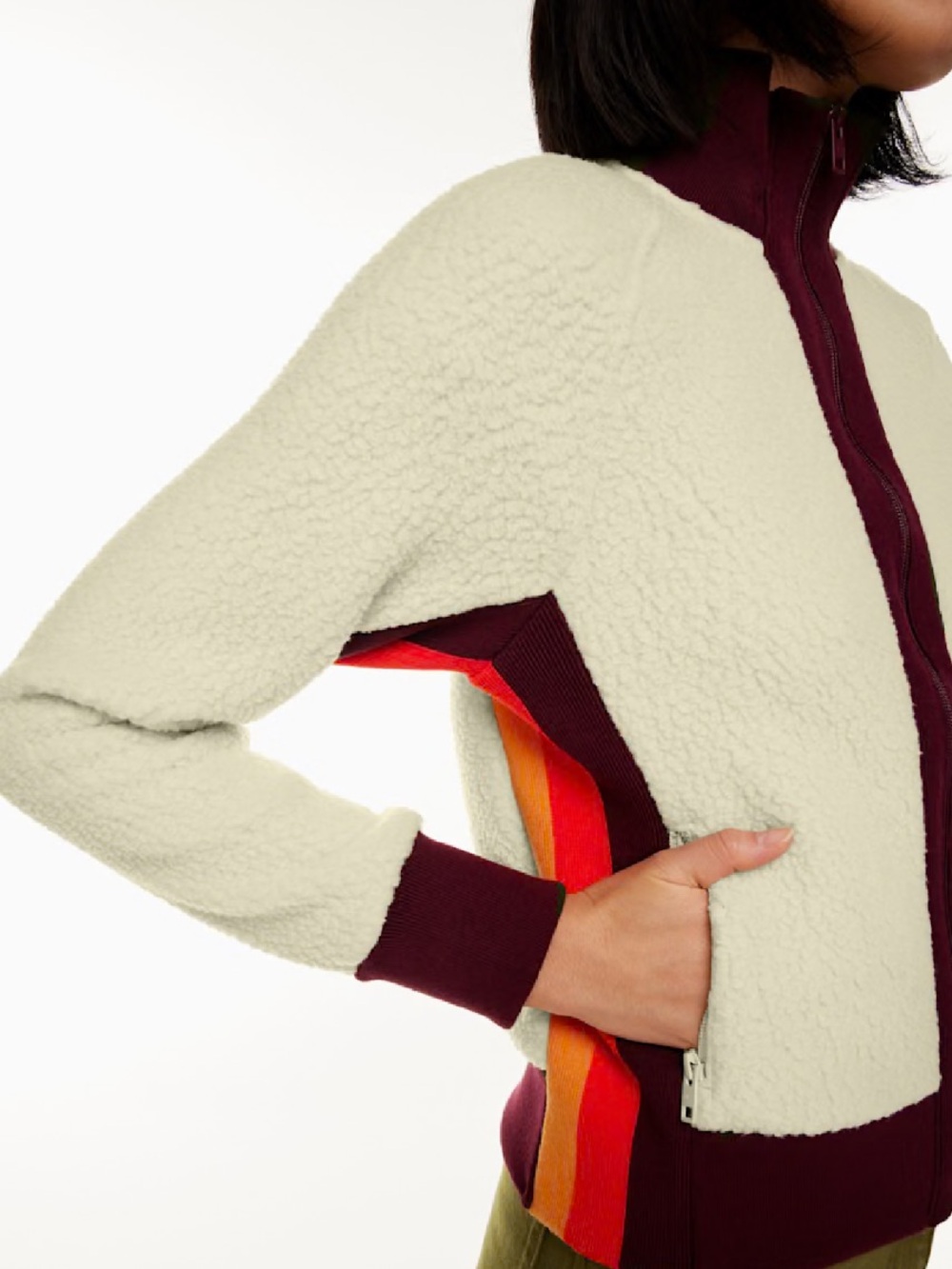 Aritzia - Wilfred Free Coyote Zip-Up